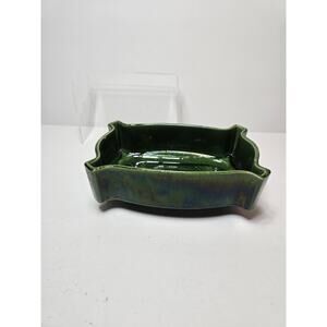 Vintage UPCO Green Glaze Planter 296-6 USA